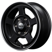 NV350 キャラバン用 ホイール＆タイヤセット(ガルシア CHICAGO5 ブラック/16インチ)