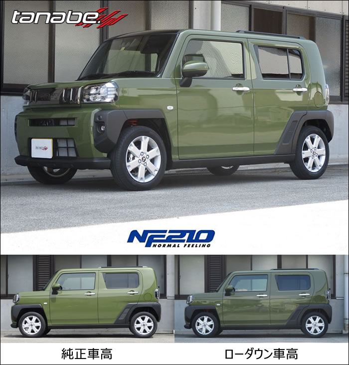 タフト専用 タナベ ローダウンスプリング NF210