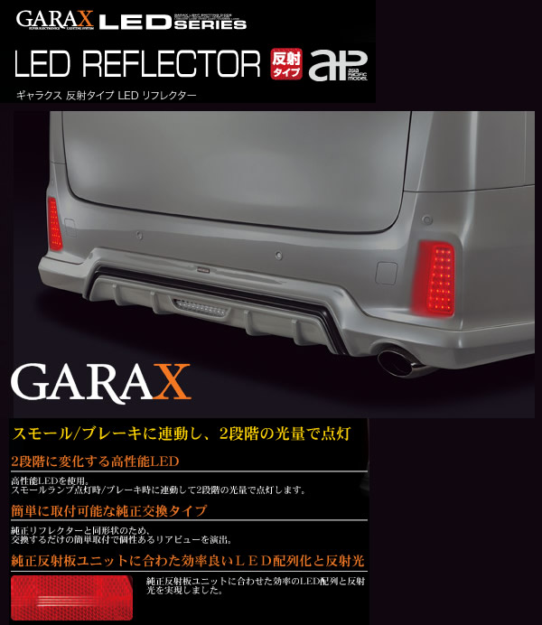 ヴェルファイア30系 Z/ZA/ZR用 GARAX LEDリフレクター(反射タイプ)