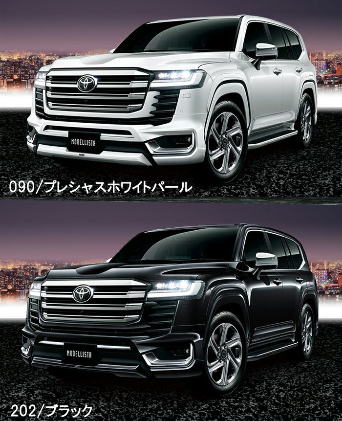 ランドクルーザー300系 ZX専用 モデリスタ フェンダーガーニッシュ を  