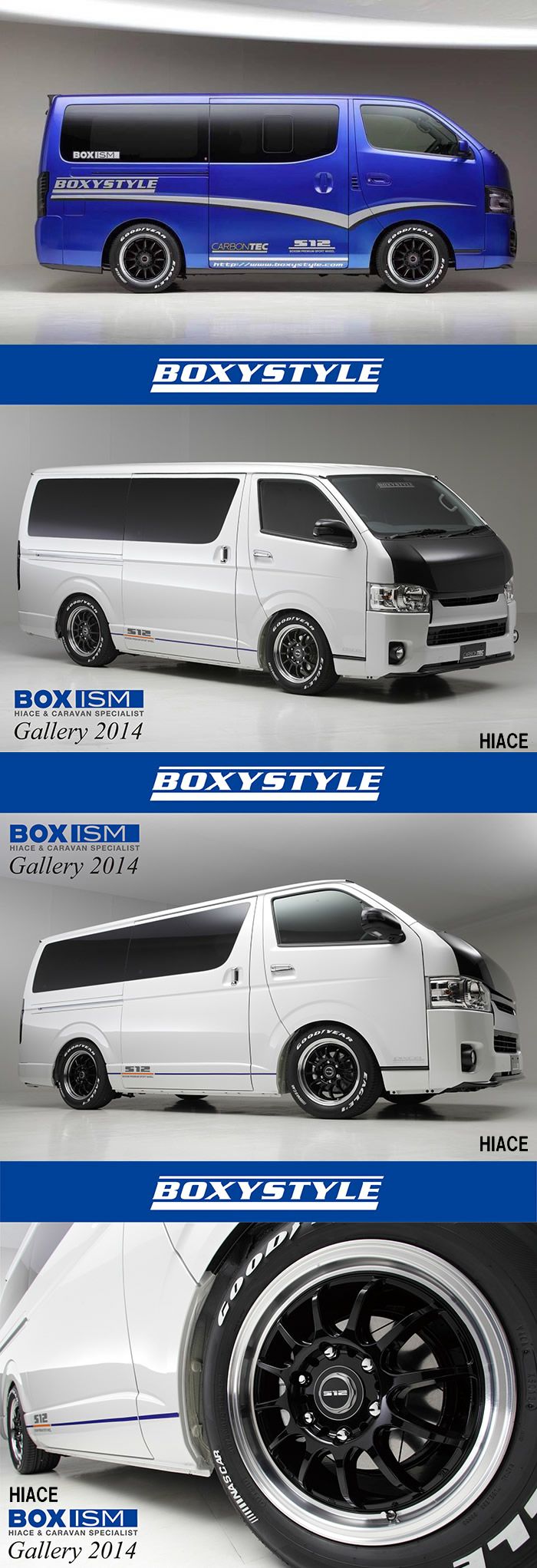 NV350 キャラバン用 ホイール＆タイヤセット(BOXISM S12